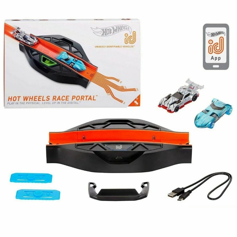 NEW Hot Wheels ID Race Portal Set with Connected Platform App 2 Cars Collectible